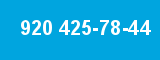 920 425-78-44 920 425-78-44